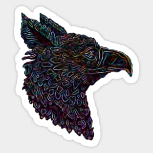 Inverted Griffin Sticker